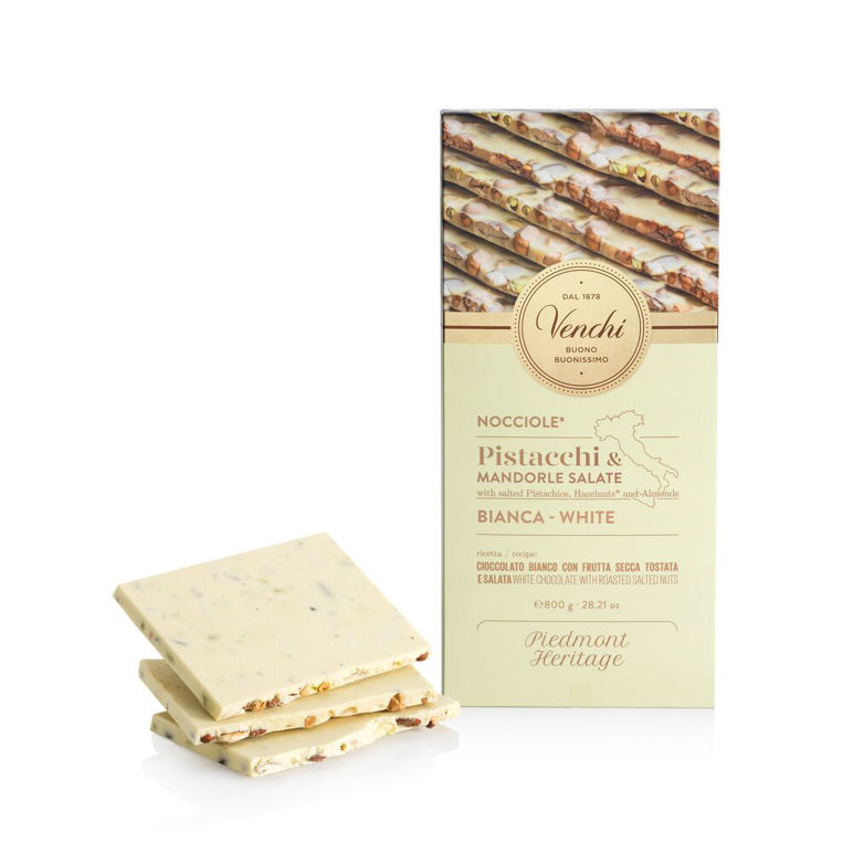 Venchi - Tablette de Chocolat Pistache Gourmet - Chocolat blanc et Crème de  pistache, 100 g - Sans gluten : : Épicerie