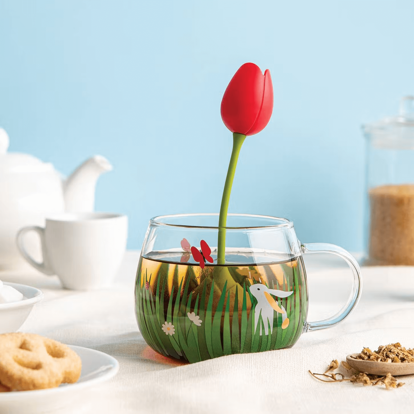 Boule à thé flottante couleur