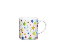 Tasse à café en porcelaine étoiles