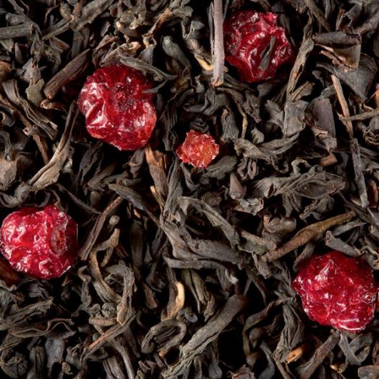 Thé noir en vrac parfumé aux fruits rouges