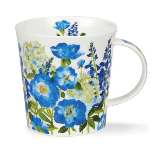 tasse à thé Anglaise Dunoon Flower garden Blue