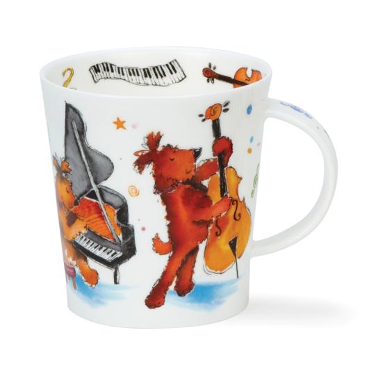 Mug Dunoon Floral Groovy dogs
