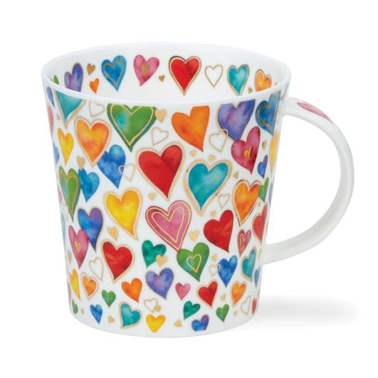 Mug en porcelaine anglaise Lomond Dazzle heart