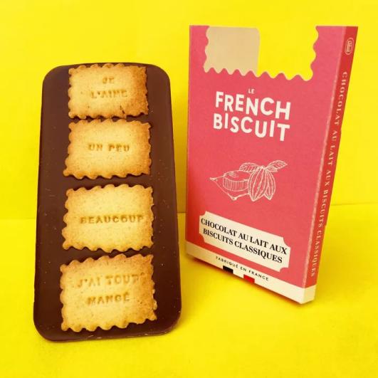 Tablette de chocolat le French Biscuit