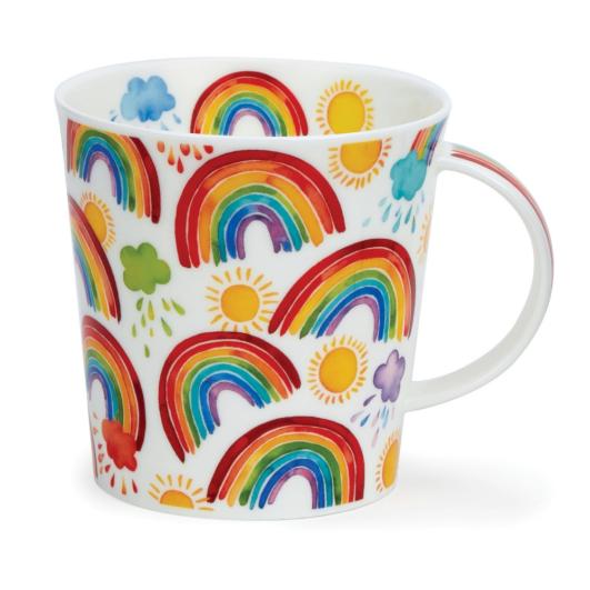 Grand mug en porcelaine Angaise over the rainbow!