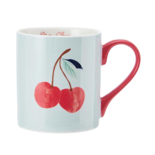Tasse à thé cherry en porcelaine